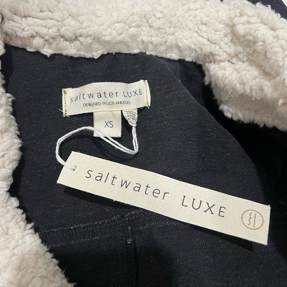 Women’s Sherpa black denim jacket - Picture 5 of 6